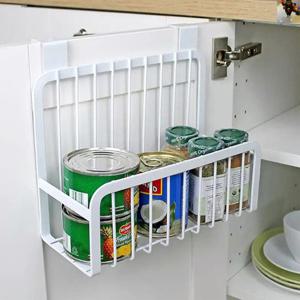 OMT 주방 싱크대 문걸이 철제 수납 정리선반 욕실 수건 다용도 소품정리