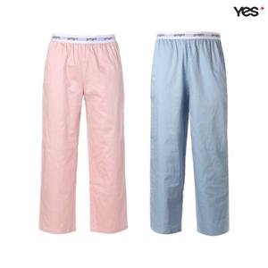 [예스]인디핑크/블루 로고 아웃밴드 커플 이지웨어 하의 YSWEA852YSMEA852