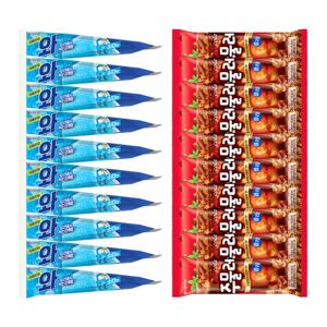 와 소다맛 펜슬 x10개 + 주물러 콜라x10개