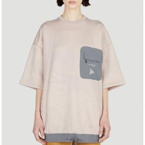 25 FW 아디다스 티렉스 앤드원더 포켓 패치 튜닉 티셔츠 HR7137