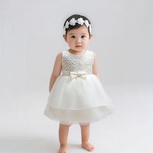 [조이멀티]프린자수 여아 민소매 드레스 헤어밴드세트 304426