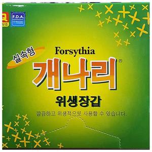 200매 위생 장갑 개나리 실속 쉐프 일회용 비닐 주방