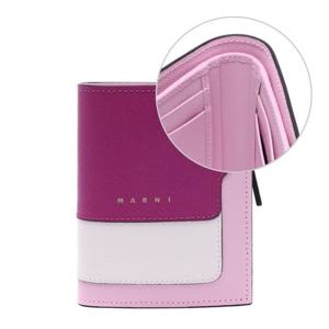 [마르니]22SS 여성 바이폴드 반지갑 (PFMO0054U1_LV520_Z504N_22