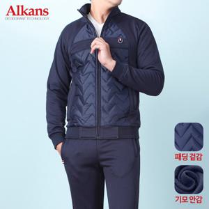 [알칸스]알칸스 겨울 남성 트레이닝세트 패딩 츄리닝복 MC36KS