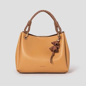 [빈폴] 레이나 루프 핸들 토트백 - 머스타드 BE52D3M02G