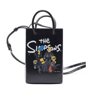 [발렌시아가]22SS 여성 THE SIMPSONS 프린트 폰 홀더 크로스백 (