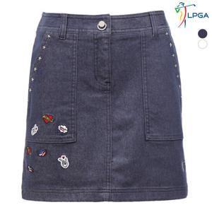 [LPGA]여B 와펜플레이 포인트 큐롯(L181CU532P)