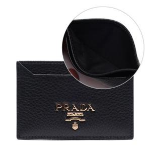 [프라다]22SS 여성 비텔로 금장로고 카드지갑 (1MC208_2E3A_F000