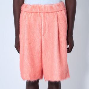 25 FW 드리스 반 노튼 밴딩 울 브러쉬 피니쉬 쇼츠 오렌지 251 020953 1443 367