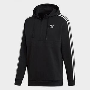 [아디다스]아디다스 (ED6050) 3-STRIPES HALF ZIP HOODIE-BLACK