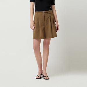 [시슬리] 뉴아이싱 벨티드 투턱 숏 팬츠_SAPT37531BR