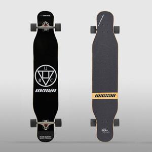 [언노운]언노운 롱보드 46인치 올블랙 스케이트 입문 댄싱