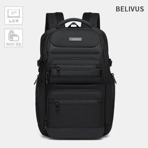 빌리버스 남자 백팩 17인치 노트북 수납 캐리어 결합 직장인 출장 가방 BSZ558
