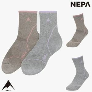 [네파] 여성 트레킹 2pcs 중목 양말 (2족-한세트) 7K28331