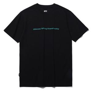 UFC 스크립트 메쉬 반팔 티셔츠 U4SSU2318BK