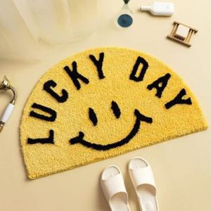 [포유매트]포유 럭키데이 스마일 극세사 욕실 화장실 발매트