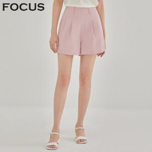 [포커스]포커스 버튼디테일투핀턱3부팬츠_VF3M3PT7011