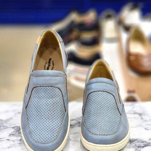 [허시파피]여성 초경량 펀칭 캐주얼 슬립온 4CM  3FN459