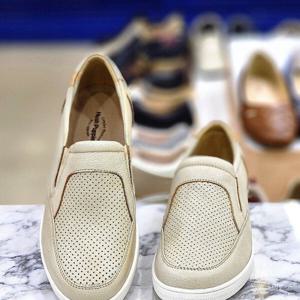 [허시파피]여성 초경량 펀칭 캐주얼 슬립온 3FN460