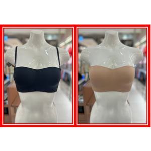 [비너스]VBRM640  C컵D컵  큰컵심리스 퓨징 노와이어 어깨끈 탈부착  몰드 반컵브라 웨딩브라