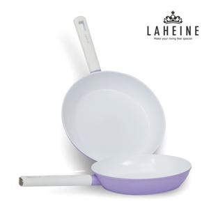 [라헨느] 더 퀀 포토프 퍼플 IH 세라믹코팅 프라이팬 2종 세트 (24팬+28팬)