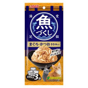 이나바 TCR-173 생선가득파우치 참치&가다랑어&닭가슴살 60gx3p