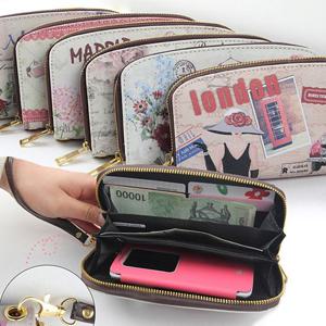 일러스트 장지갑 장지갑 가방 파우치 소지품가방