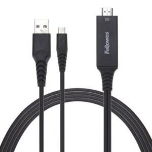 10118 펠로우즈HDMI미러링케이블 1EA 10118/USB C-H 자재