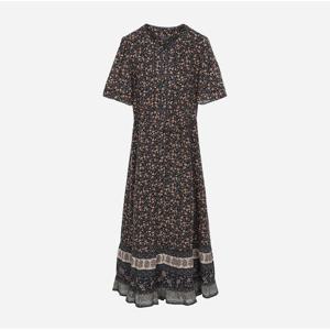 [써스데이아일랜드]플라워 풀 오픈 롱 원피스(T254MOP220W)