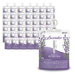 네츄럴오가닉 라벤더 스탠드형 제습제 150g 40개+전용 옷걸이 40개