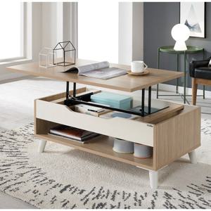 데코라인 라떼 리프트 거실 소파 테이블 방문설치데코라인 라떼거실장 TV다이 설치