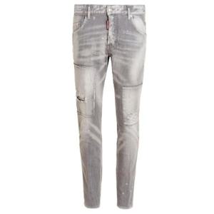 Dsquared2 로고 패치 디스트레스드 스키니 진 S71LB1095S30260 852 TP936622377