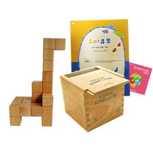 (가베가족)KS1512 큰솔 원목소마큐브 활동세트