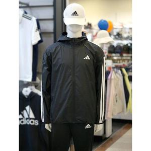 아디다스 세이브존03 [아디다스] 남성 에센셜 3S 윈드브레이커 후드 바람막이 자켓 AGJE6325/JE6326A