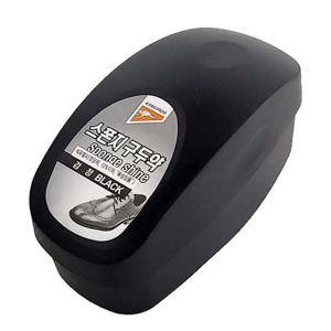 캉가루 스폰지 구두약(검정) 왁스 광택제 구두클리너