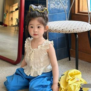 [베이비맥스] 그레니 셔링 민소매 블라우스 R14316