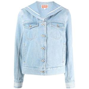 26 SS 겐조 러 로고 자수 데님 재킷 FD52DV2386B4 TP438391572