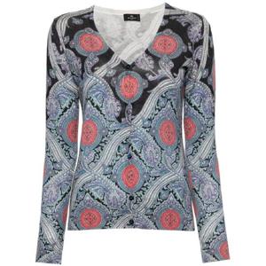 25 FW 에트로 페이즐리 프린트 가디건 WRKE0143AV364 TP432216692