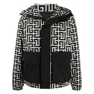 25 FW 발망 발망 로고 프린트 패딩 재킷 XH1TI045XB33 TP432060939