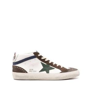 25 FW Golden Goose 미드 스타 가죽 스니커즈 GMF00122F005264 TP432075731