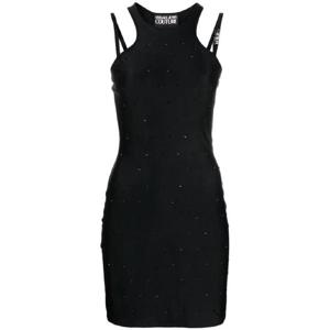 25 FW 베르사체진스꾸뛰르 라인스톤 장식 바디콘 드레스 76HAOE05CJXXE TP432327873