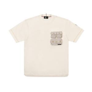 [로로모다] 몽클레어 포켓 코튼 남성 반팔티 / 8C00003-89AW1-04A