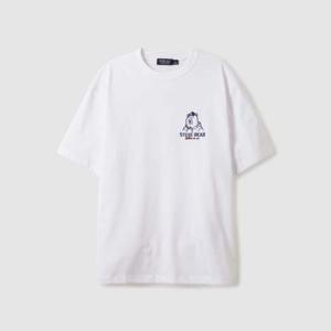 [후아유][공용] 스티브 백 그래픽 티셔츠 WHRPE2491U