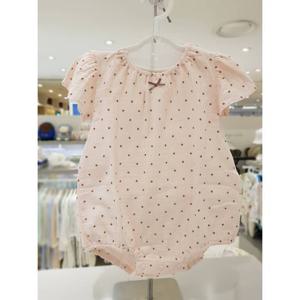 압소바 땡이 거즈 반소 바디슈트 핑크 AZ310650A