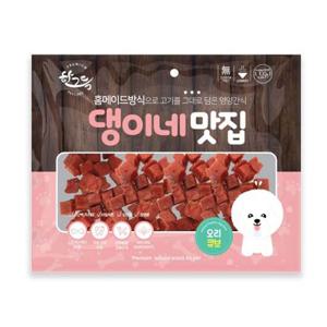 댕이네맛집 오리 큐브 300g X3개 강아지 영양간식