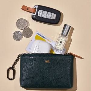 [닥스] 내부 카드 탈부착 키링 멀티지퍼홀더 DBHO5F835K3