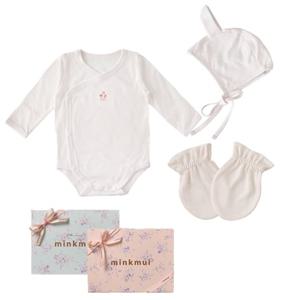 M밍크뮤D 25SS (PK)필라젠SET 배내바디슈트 보넷손싸개세트 (351700401311)