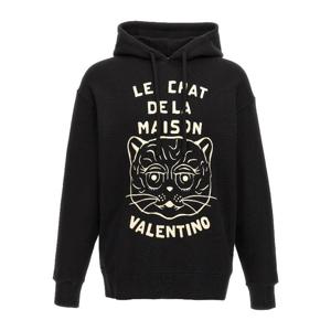 발렌티노 브러시드 코튼 프론트 프린트 후드티 V3MF28NB33 9RA