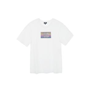 [엘러브] 샤넬 VIP기프트 CC로고 비즈장식 티셔츠 M 화이트 5ET0858