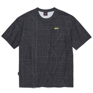 UFC 라스베가스 패턴 티셔츠  U2SST1125BK